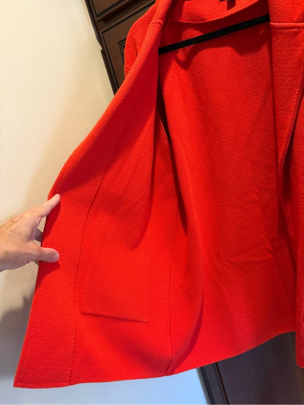 J. Crew 365 Red Open-Front “Sophie”Sweater Jacket Cardigan - XL